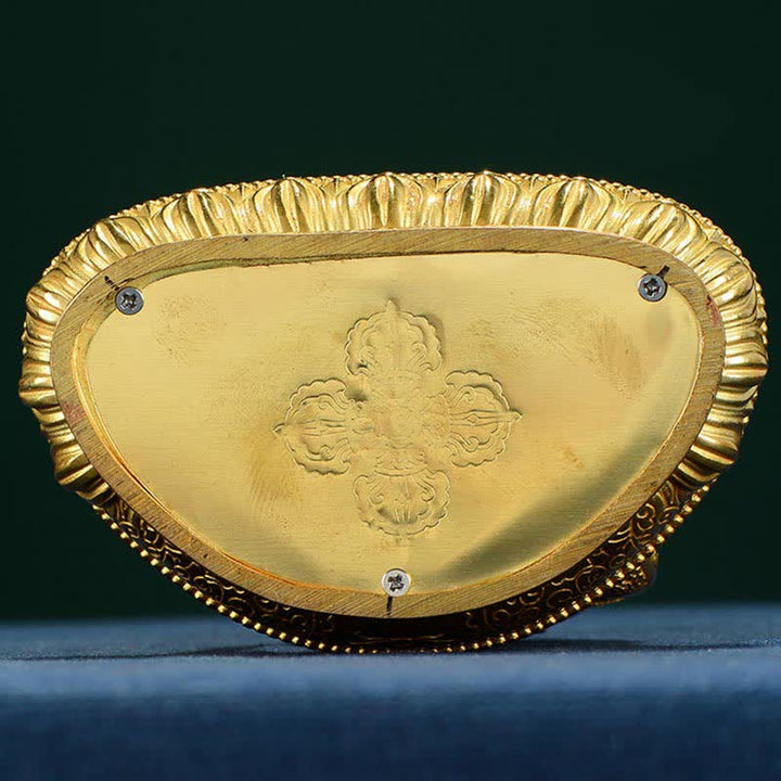 Buddha Stones Buddha Shakyamuni Figurine Enlightenment Copper Statue Home Offering Decoration - image 16