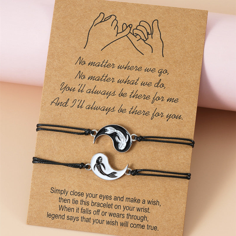 Buddha Stones 2pcs Yin Yang Hematite Couple Bracelet - Yin Yang (KOI FISH EDITION WITH CARD) - image 26
