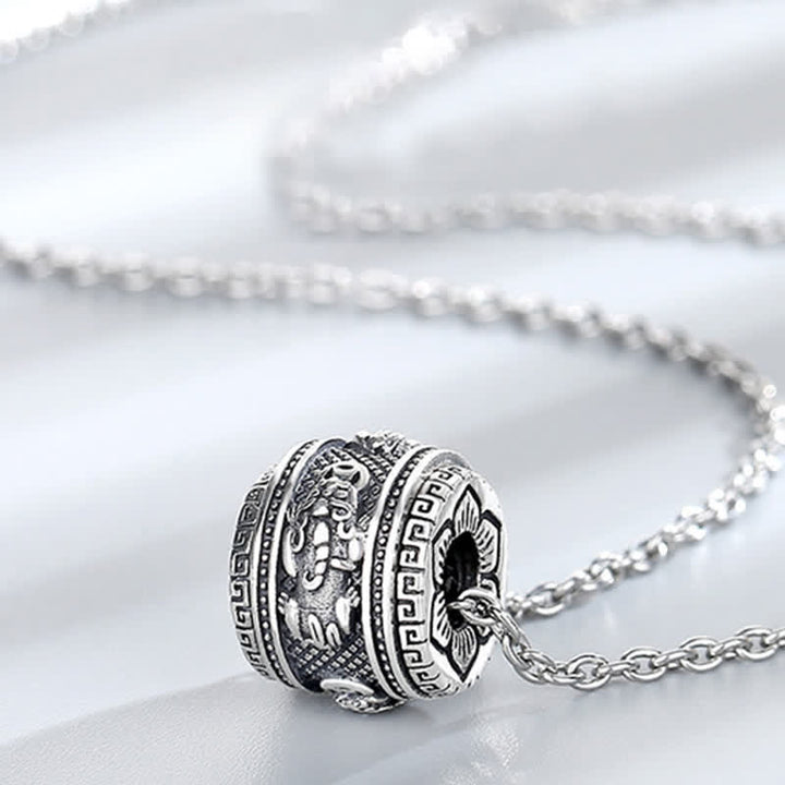 Buddha Stones PiXiu Luck Wealth Rotatable Necklace Pendant - image 4