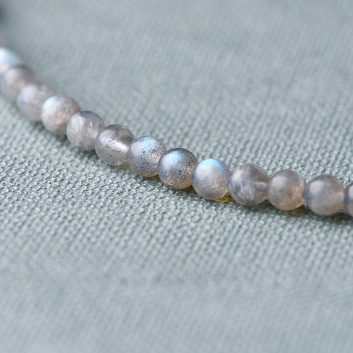 Buddha Stones Moonstone Lazurite Calm Healing Positive Bracelet - image 14