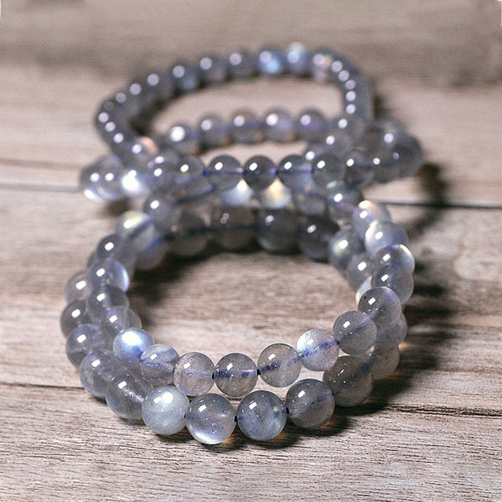 Buddha Stones Natural Moonstone Calm Positive Bracelet - image 8