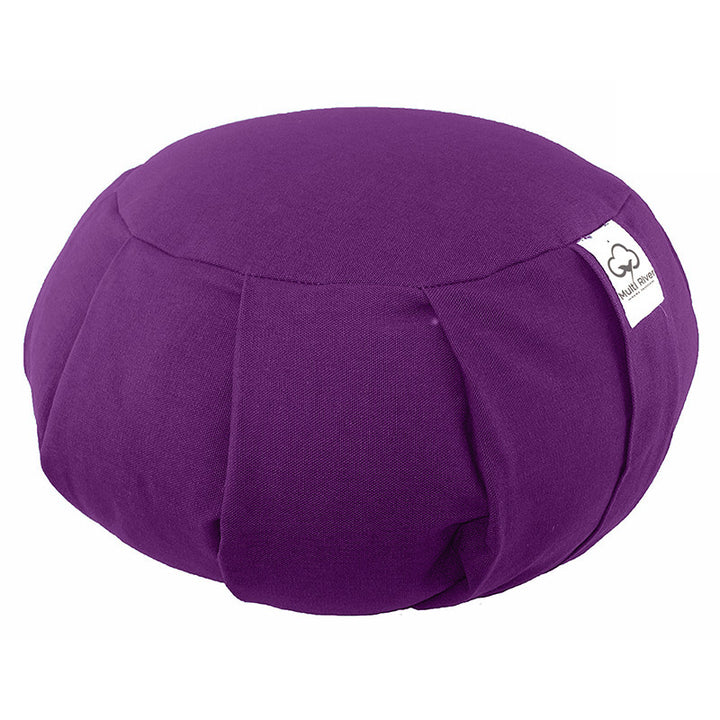 Buddha Stones Cotton Buckwheat Husks Meditation Seat Cushion Home Decoration - 36cm*15cm - Purple - image 3