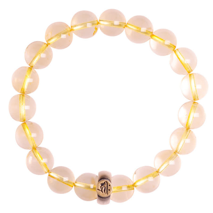 Buddha Stones 925 Sterling Silver Chinese Zodiac Natal Buddha Citrine Protection Bracelet - image 19