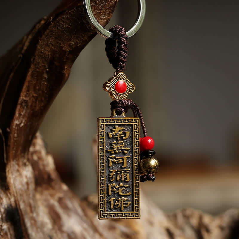 Namo Amitabha Peace Blessing Keychain - image 1