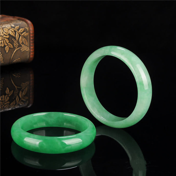 Buddha Stones Jade Healing Abundance Protection Bracelet Bangle - image 7