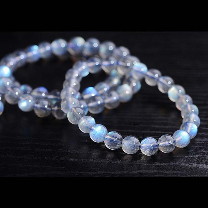 Buddha Stones Natural Moonstone Healing Beads Bracelet - image 8