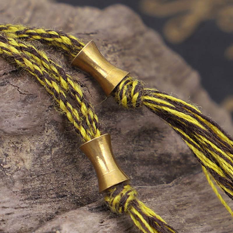 Buddha Stones Tibetan Curse Six True Words Wealth Bracelet - image 7