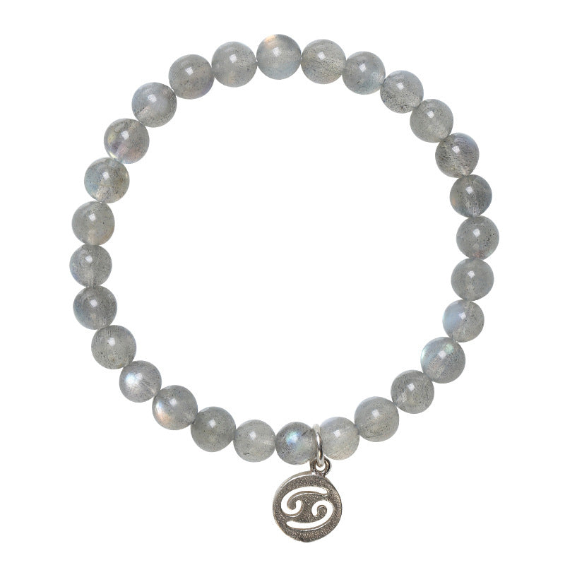 12 Constellations of the Zodiac Moonstone Charming Bracelet - image 11