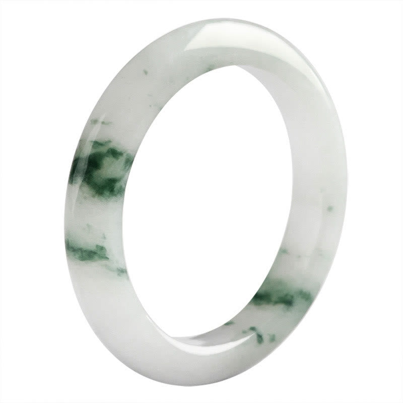 Buddha Stones Natural Green Jade Luck Abundance Ring - image 11