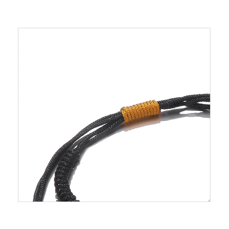 Buddha Stones 2Pcs Green Aventurine White Jade Peace Buckle Luck Braided Couple Bracelet - image 16