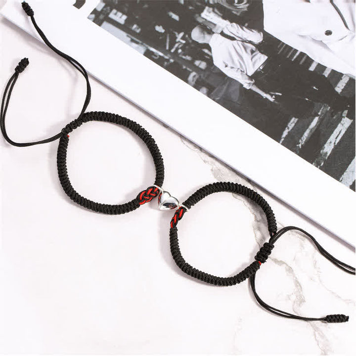 Buddha Stones 2Pcs Tibetan Luck Chinese Knot Protection String Bracelet - image 31