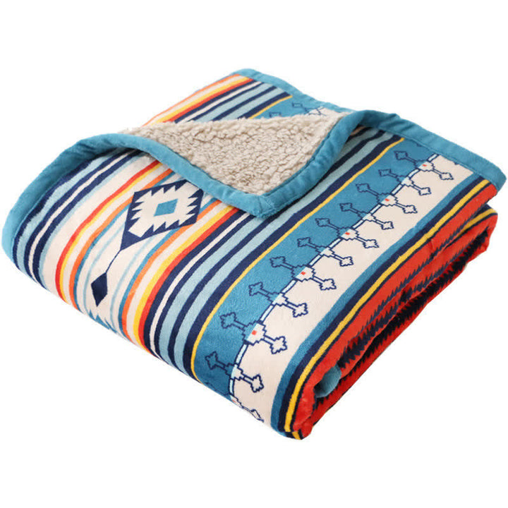 Buddha Stones Geometric Warm Soft Bed Throw Blanket - image 21
