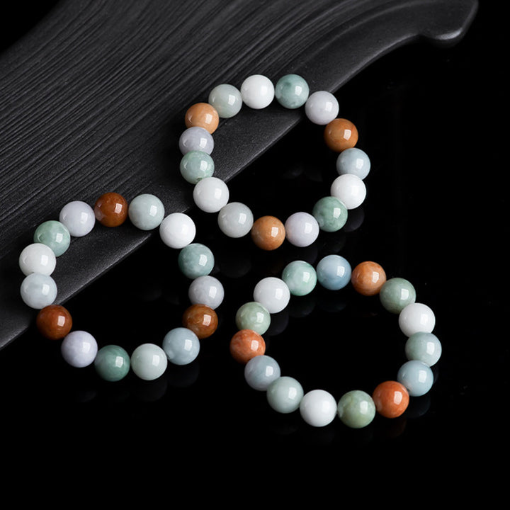 Buddha Stones Natural Jade Healing Protection Bracelet - image 7