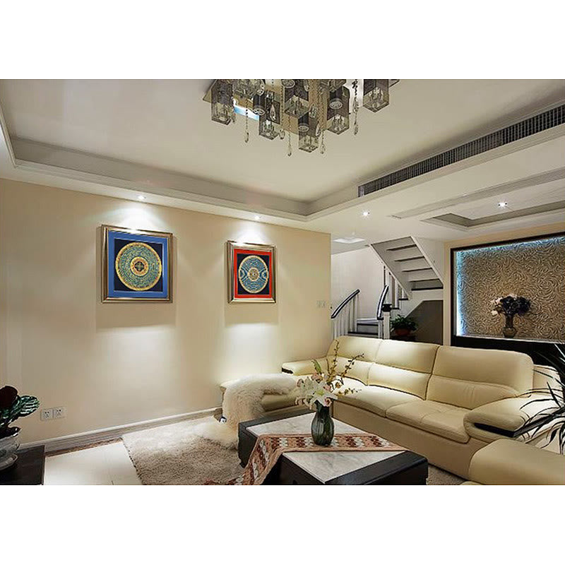 Buddha Stones Tibetan Handmade Thangka Painting Spiritual Blessing Blind Box Random Color Pattern - image 19