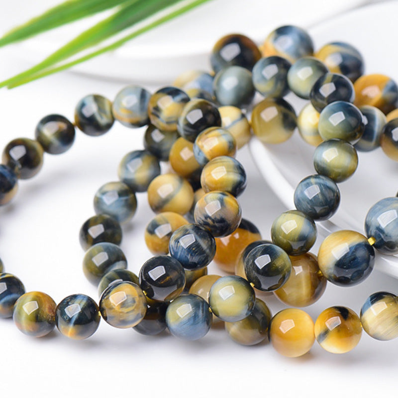 Buddha Stones Tiger Eye Protection Courage Strength Bracelet - image 8