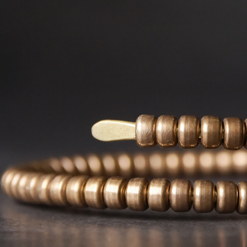 Buddha Stones Vintage Design Copper Balance Adjustable Cuff Bracelet - image 7