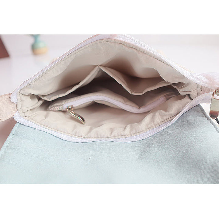 Buddha Stones Handmade Embroidered Plum Flowers Canvas Crossbody Bag Shoulder Bag Handbag - image 3