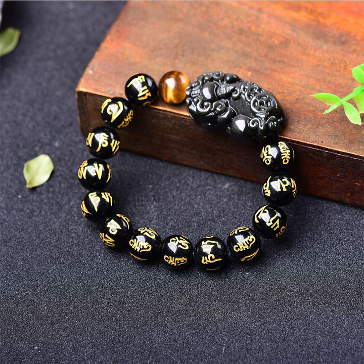 FengShui PiXiu Obsidian Wealth Bracelet - image 3
