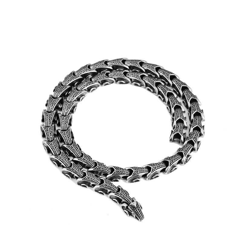 Buddha Stones Dragon Pattern Titanium Steel Protection Necklace Pendant Bracelet - image 19