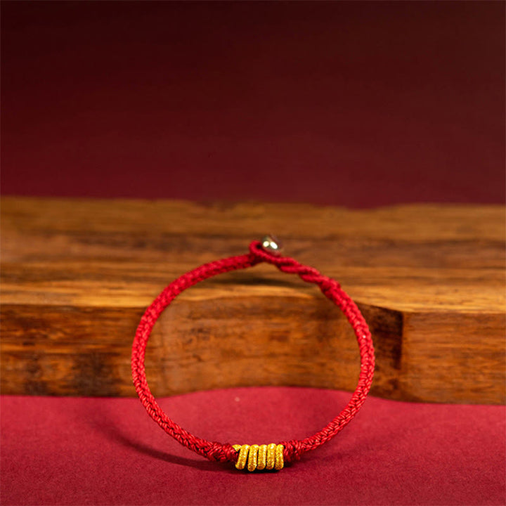 Buddha Stones Handcrafted King Kong Knot Luck Protection Braid Rope Bracelet - image 4