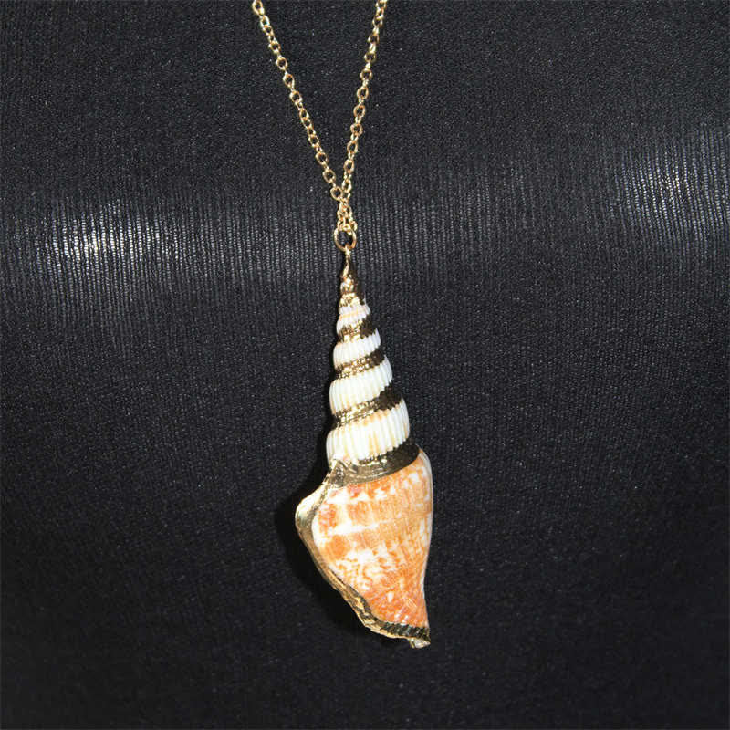 Natural Shankha Conch Shell Seashell Lucky Necklace Pendant - image 10