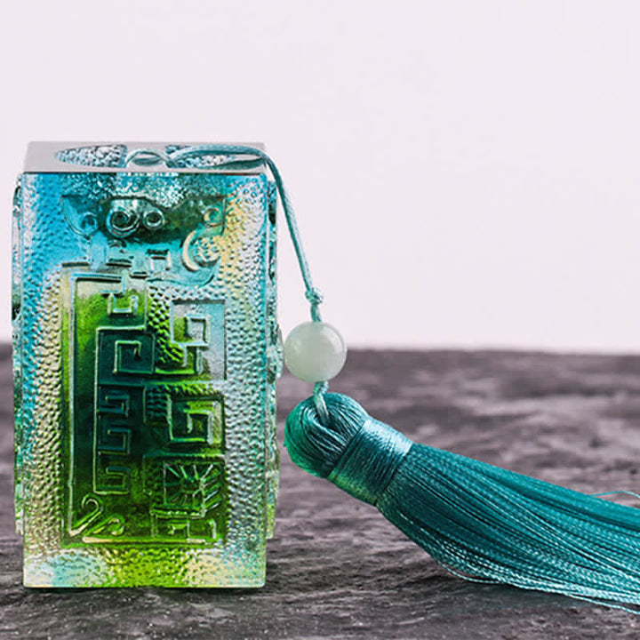 Buddha Stones Feng Shui Handmade Liuli Crystal Art Piece Home Office Decoration - image 14