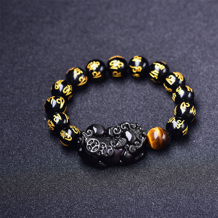 FengShui PiXiu Obsidian Wealth Bracelet - image 0