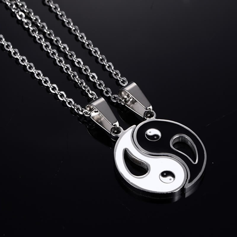 2pcs Yin Yang Pendant Couple Necklace - image 10