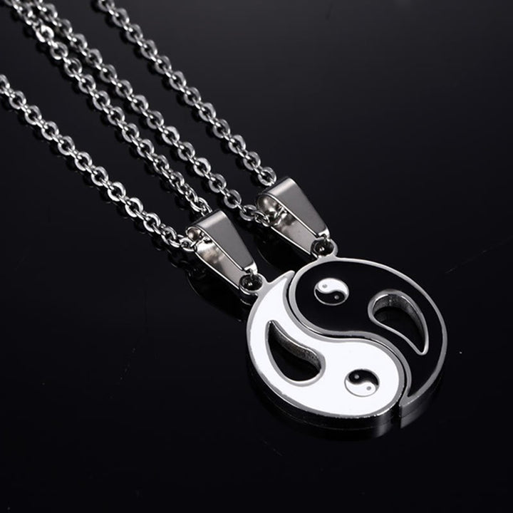 2pcs Yin Yang Pendant Couple Necklace - image 10