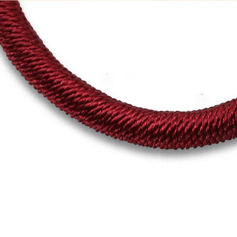 Buddha Stones Handmade Tibetan Turquoise Om Mani Padme Hum Strength Braided Bracelet - image 6