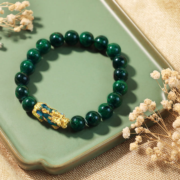 Buddha Stones FengShui PiXiu Jade Protection Bracelet - image 6