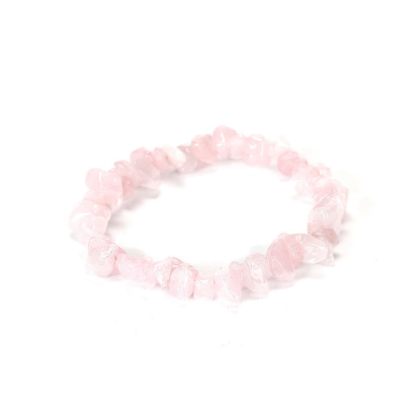 Natural Irregular Shape Crystal Stone Warmth Soothing Bracelet - image 3
