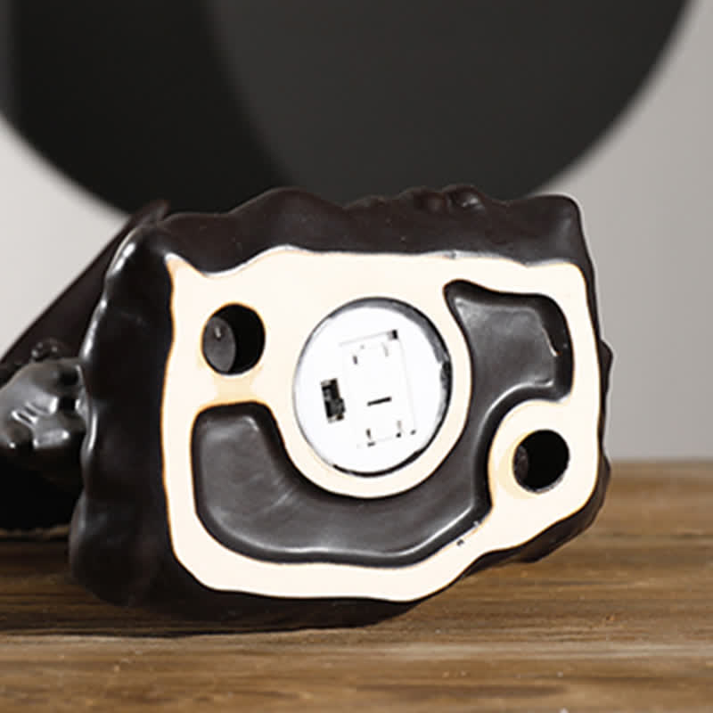 Nordic Dragon Ceramic Backflow Smoke Fountain Meditation Healing Incense Burner Led Ball Decoration - image 19