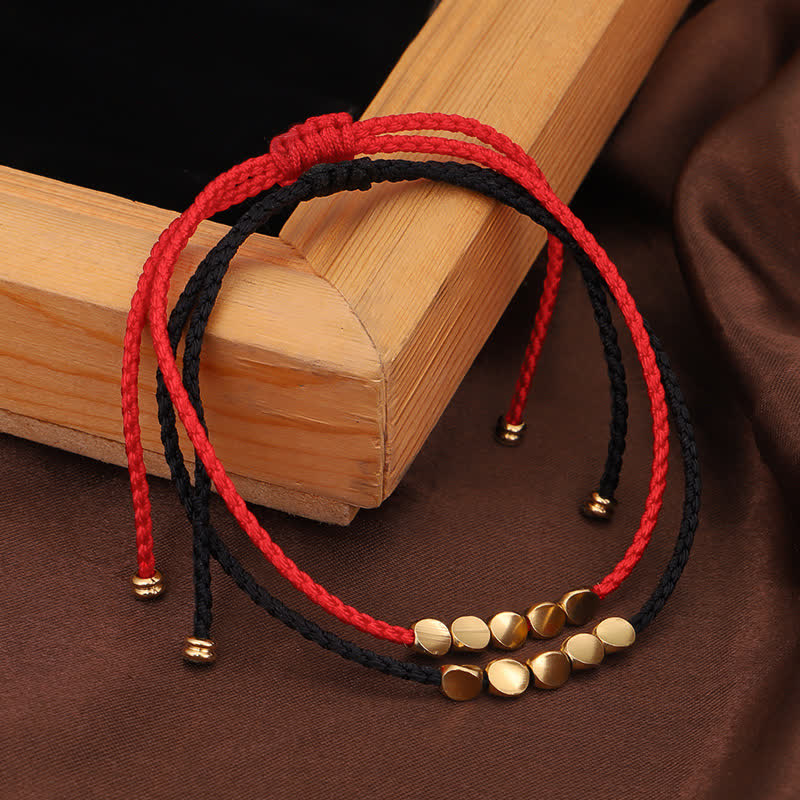 Buddha Stones FengShui Lucky Red String Bracelet - image 3