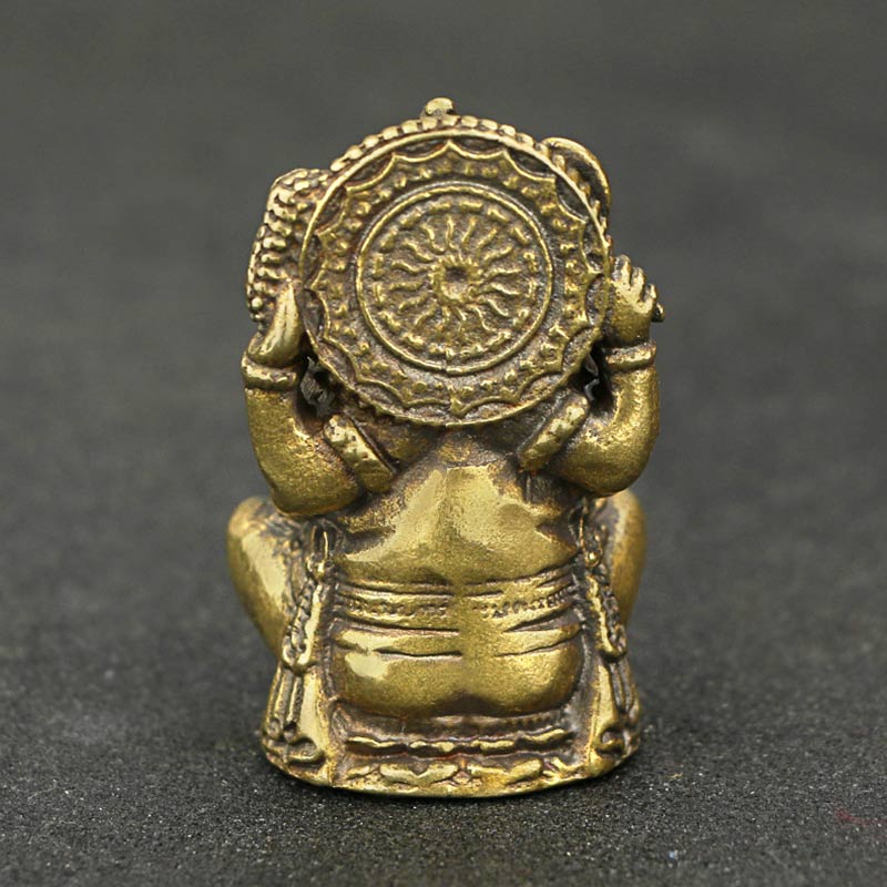 Buddha Stones Ganesh Ganpati Elephant Statue Wealth Home Decor - image 4