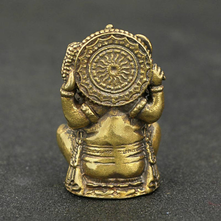 Buddha Stones Ganesh Ganpati Elephant Statue Wealth Home Decor - image 4