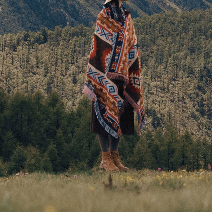 Geometric Warm Comfortable Camping Home Office Bed Blanket - image 15