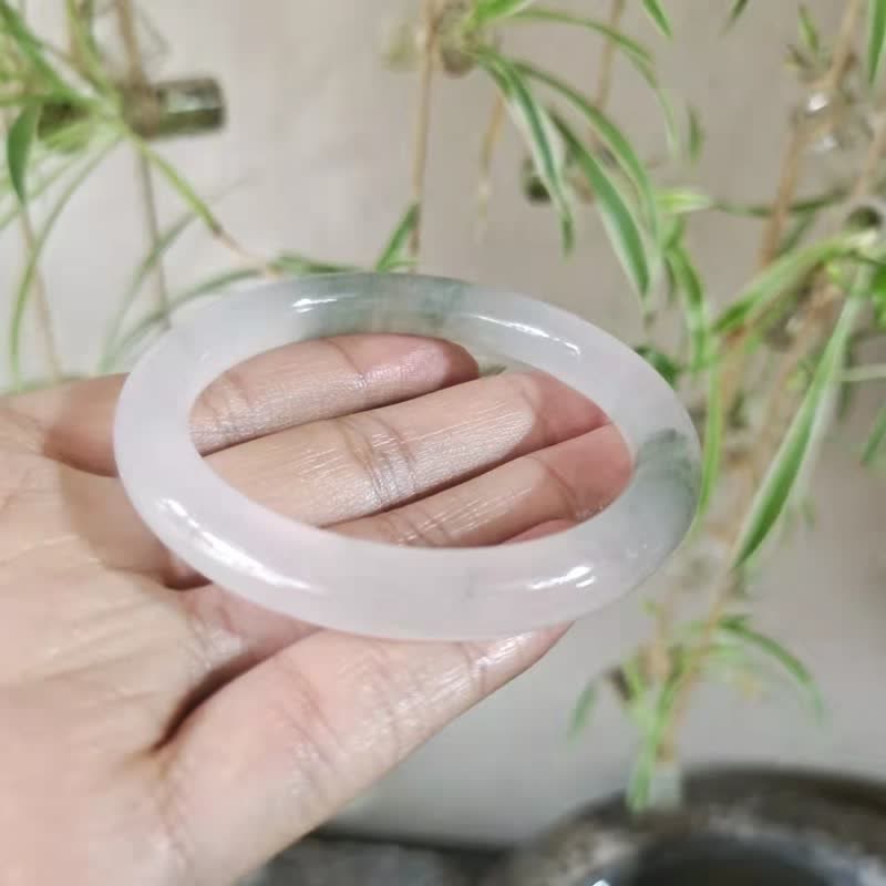 Buddha Stones Jade Abundance Luck Blessing Bracelet Bangle - image 4