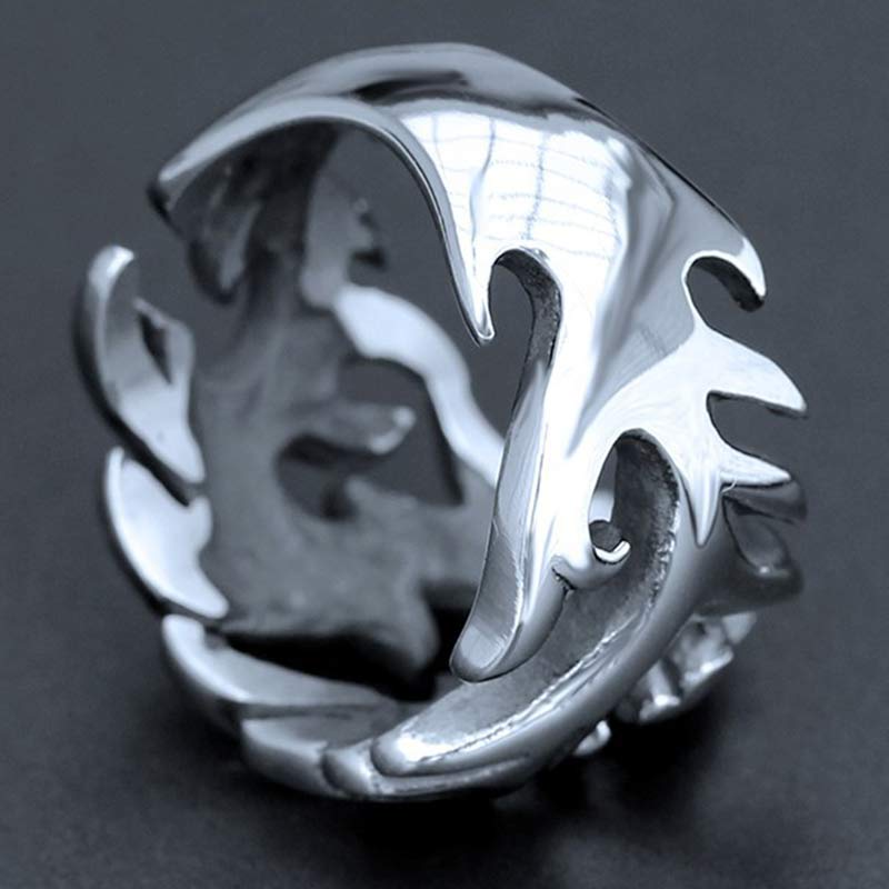 Buddha Stones Dragon Pattern Protection Strength Adjustable Ring - image 17