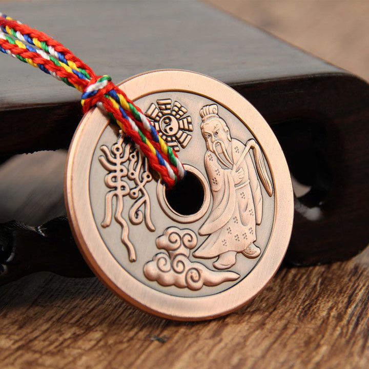 Buddha Stones Taoism Yin Yang Symbol Protection Pendant Decoration Amulet - image 3