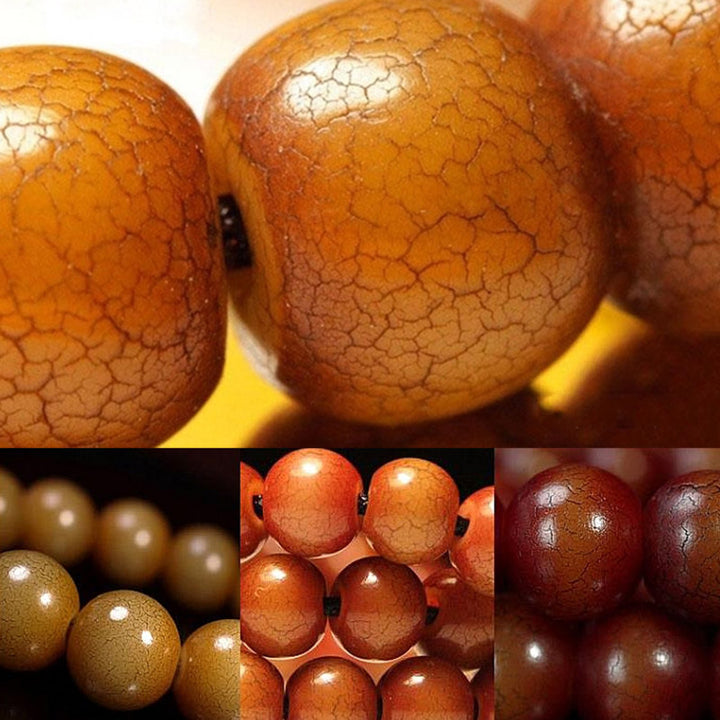 Buddha Stones Tibet 108 Mala Beads Bodhi Seed Bagua Vajra Dzi Bead Gray Agate Wealth Bracelet - image 18