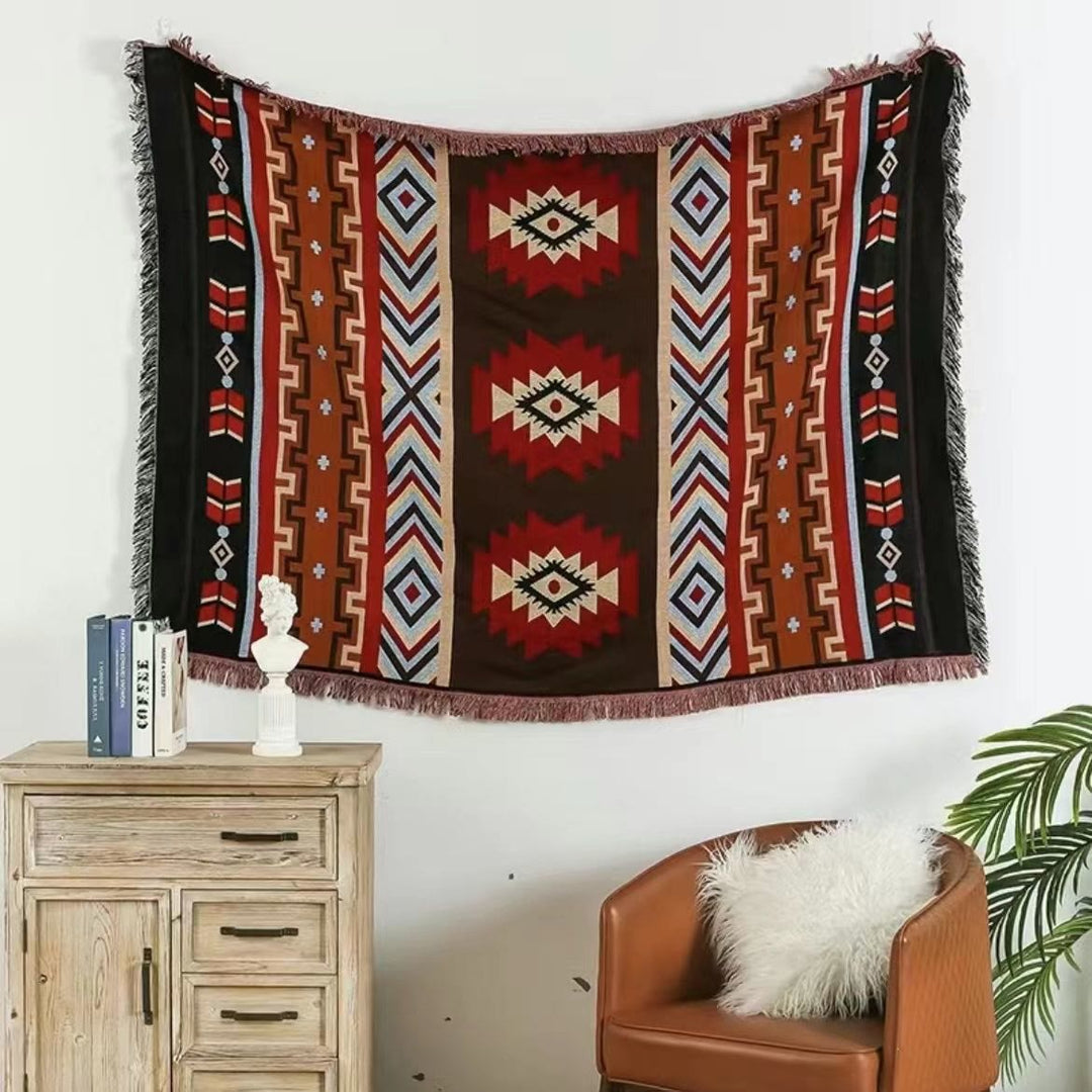 Geometric Warm Comfortable Camping Home Office Bed Blanket - image 11