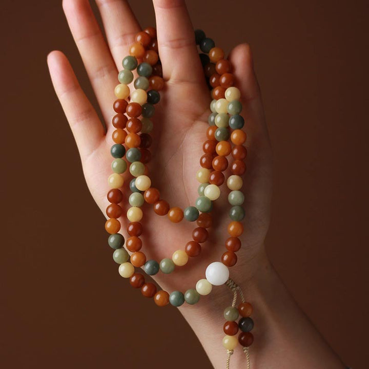 Buddha Stones Bodhi Seed Mala Harmony Wisdom Bracelet - image 1