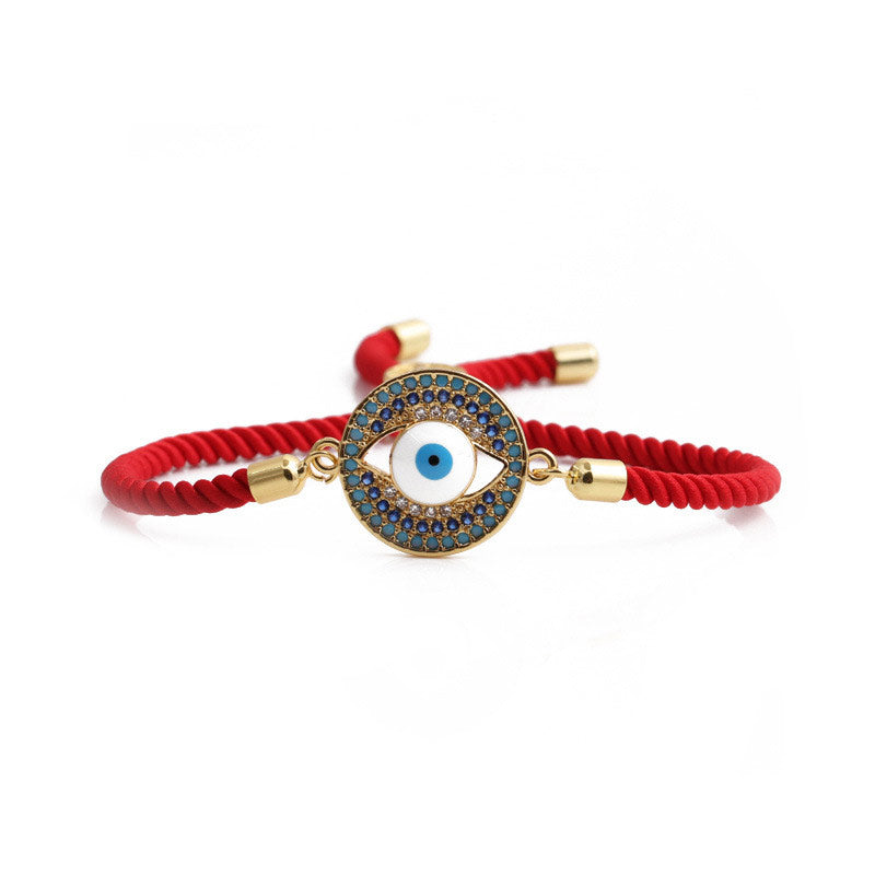 Buddha Stones Evil Eye Red String Protection Bracelet - Red String(Bracelet Size 16-21cm) - image 1
