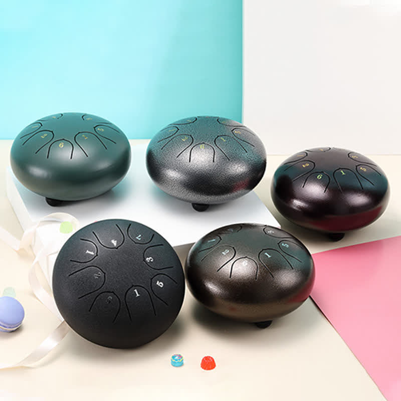 Buddha Stones Steel Tongue Drum Sound Healing Meditation Yoga Drum Kit - image 1