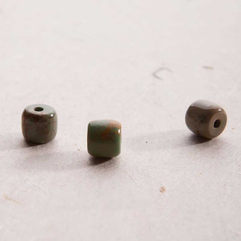 Buddha Stones 108 Mala Beads 925 Sterling Silver Citrine Sandalwood Turquoise Protection Prosperity Bracelet - image 20