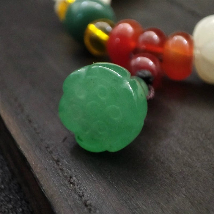 Natural Bodhi Seed Agate Bodhi Harmony Bracelet - image 6