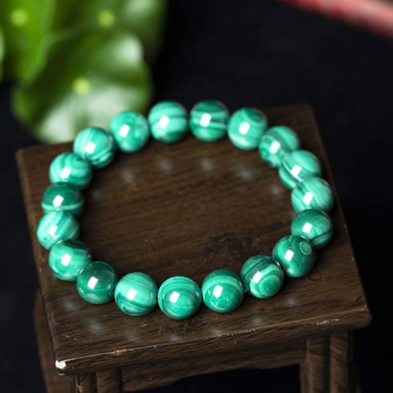 Buddha Stones Natural Malachite Protection Calmness Bracelet - image 5