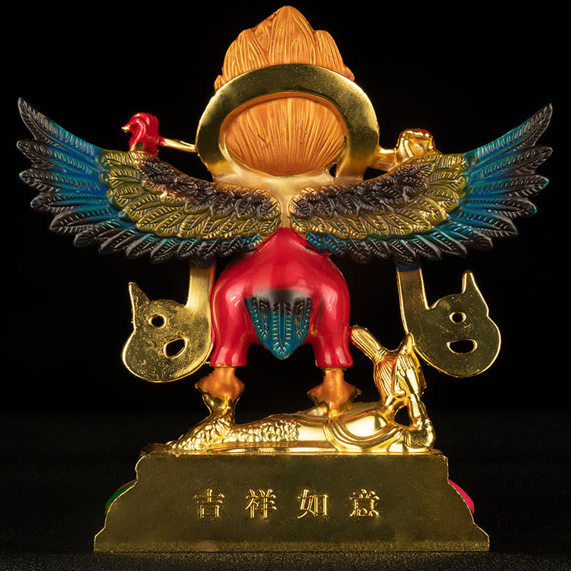 Buddha Stones Tibet Garuda Bird Alloy Keep Evil Spirits Away Home Decoration - image 3