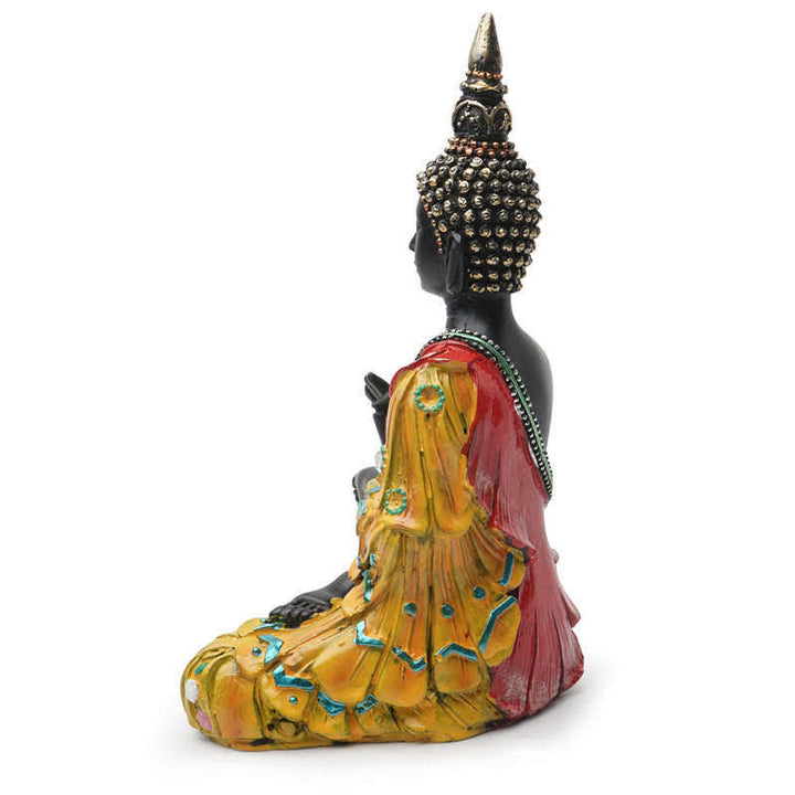 Buddha Stones Thai Buddha Serenity Resin Statue Decoration - image 8